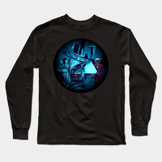 The Haunted House Long Sleeve T-Shirt by The Ghost Story Guys Podcast